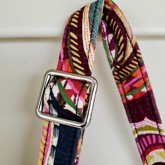 Vera Bradley Iconic Triple Zip Hipster Heirloom Paisley Crossbody Bag - Picture 9 of 14